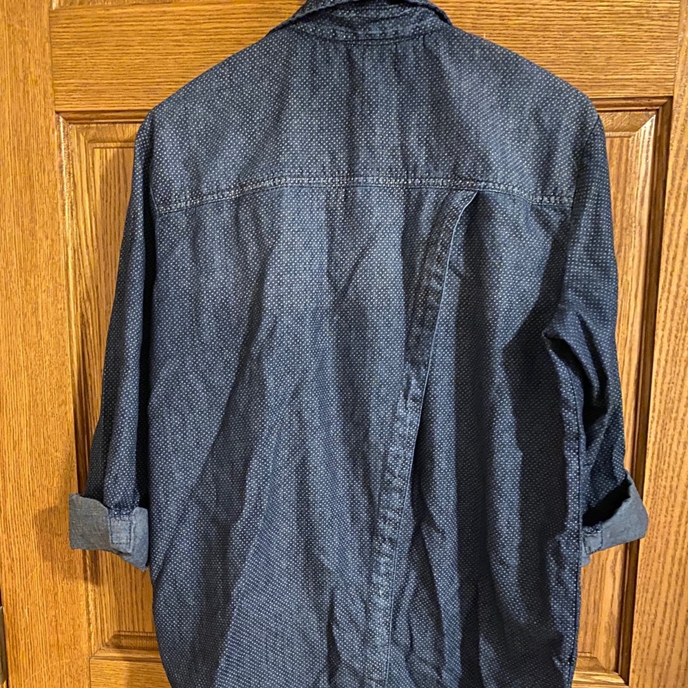 Chambray Button Down By Anthropologie - image 3